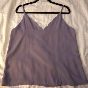 Lavender Scalloped Camisole (Large)